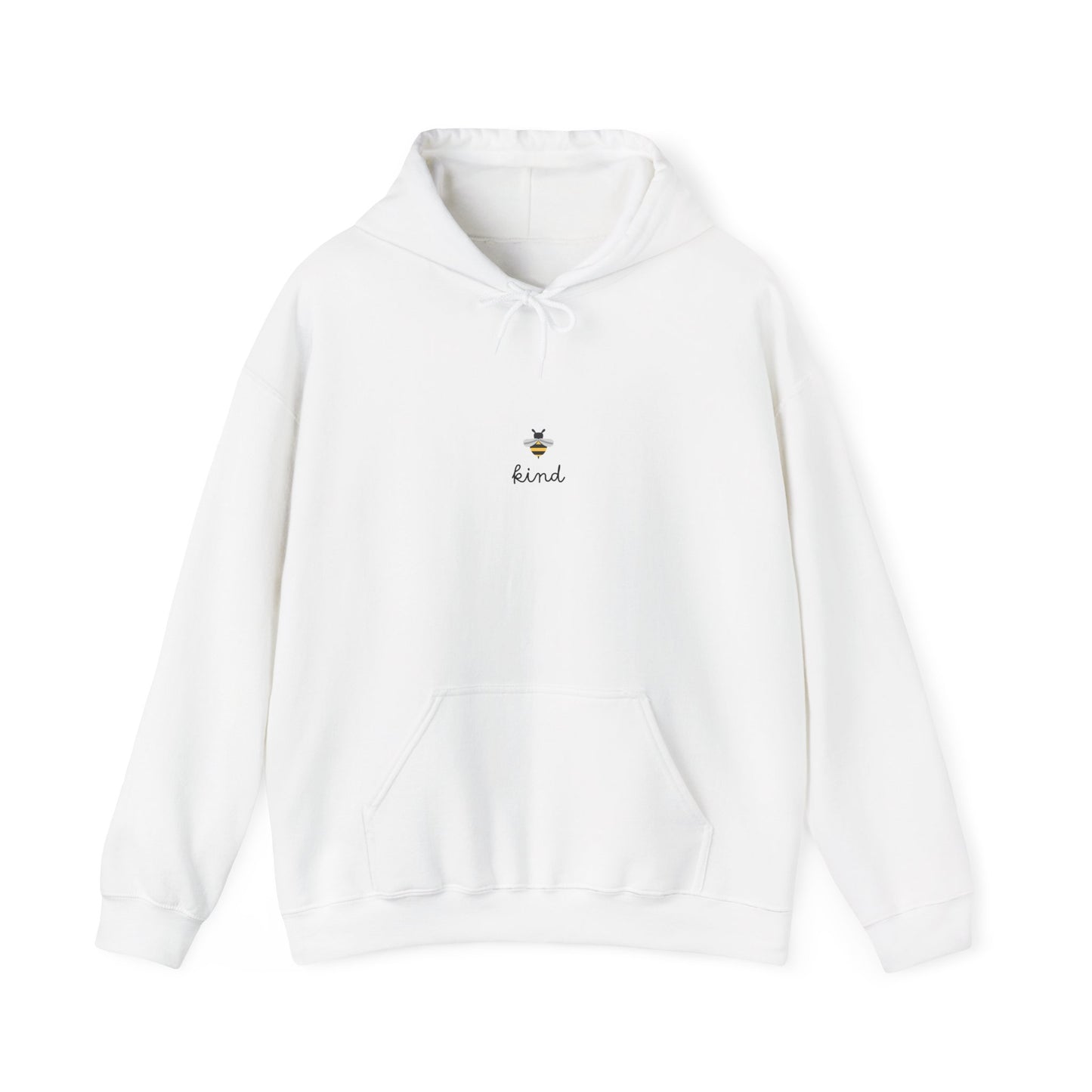 Kind Bee Hoodie – Minimal Cute Graphic Hooded Sweatshirt