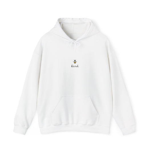 Kind Bee Hoodie – Minimal Cute Graphic Hooded Sweatshirt